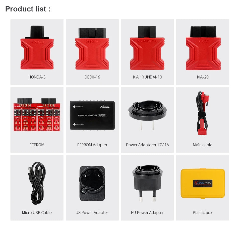 XTOOL X100 Pro2 | Programador de Chaves Profissional e Scanner Automotivo OBD2 - Vortitec Loja