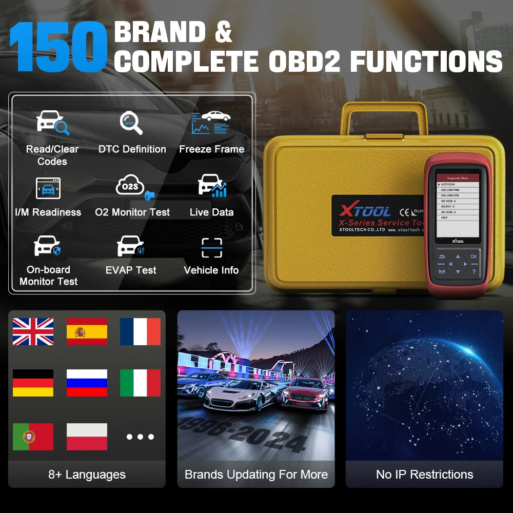 XTOOL X100 Pro2 | Programador de Chaves Profissional e Scanner Automotivo OBD2 - Vortitec Loja