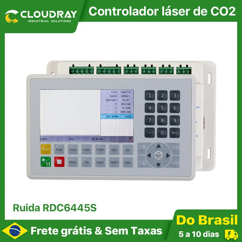 Controladora Laser CO2 Ruida RDC6445S Original Cloudray - Vortitec Loja