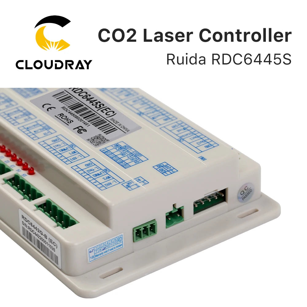 Controladora Laser CO2 Ruida RDC6445S Original Cloudray - Vortitec Loja