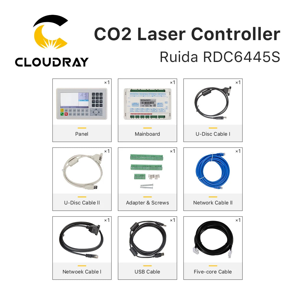 Controladora Laser CO2 Ruida RDC6445S Original Cloudray - Vortitec Loja